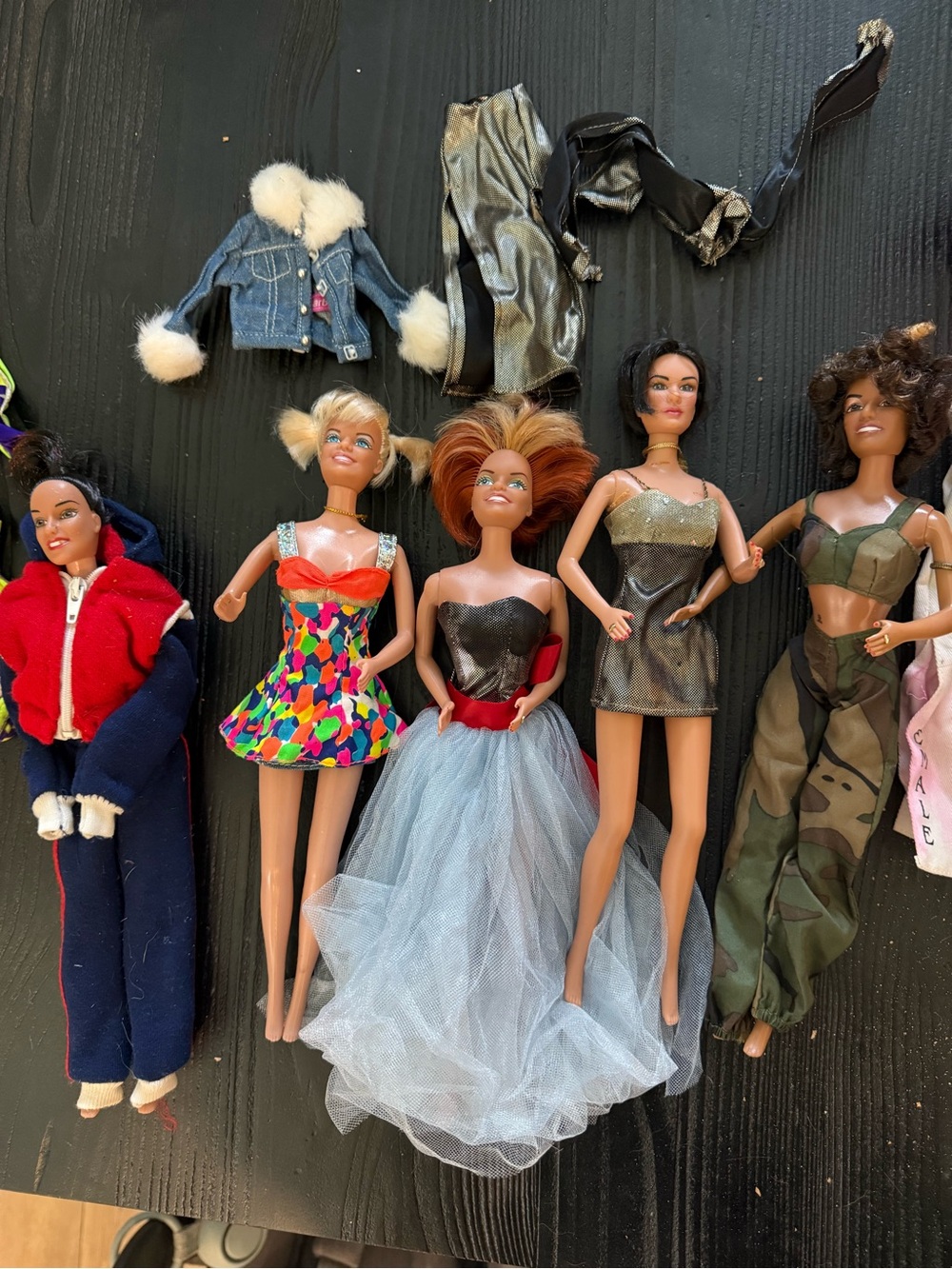 Vintage Spice Girls Doll Collection – Complete Set of 5 + Huge Clothing Lot!